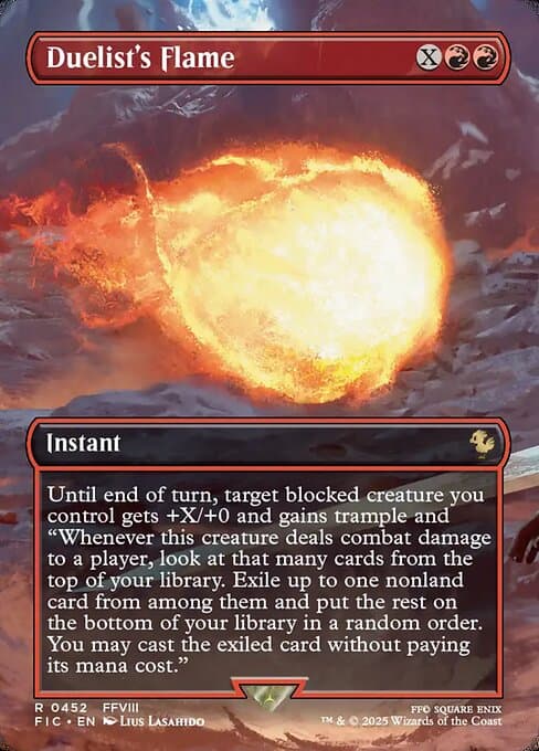 Duelist's Flame from Final Fantasy Commander (Rare)