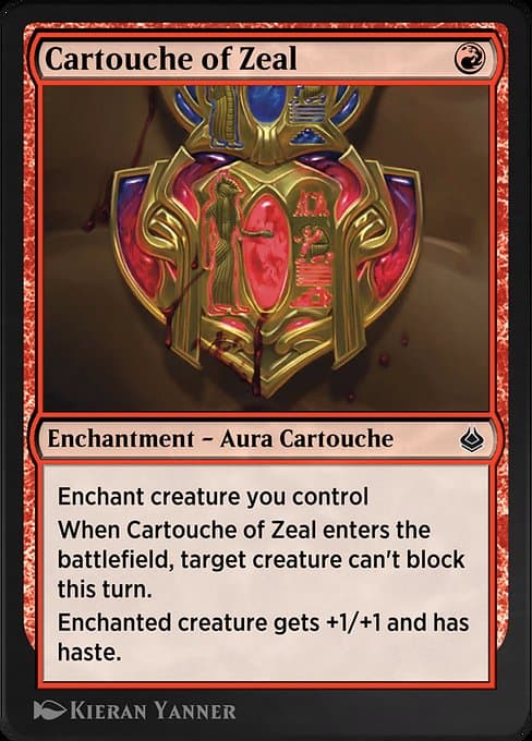 Cartouche of Zeal from Amonkhet Remastered (Common)