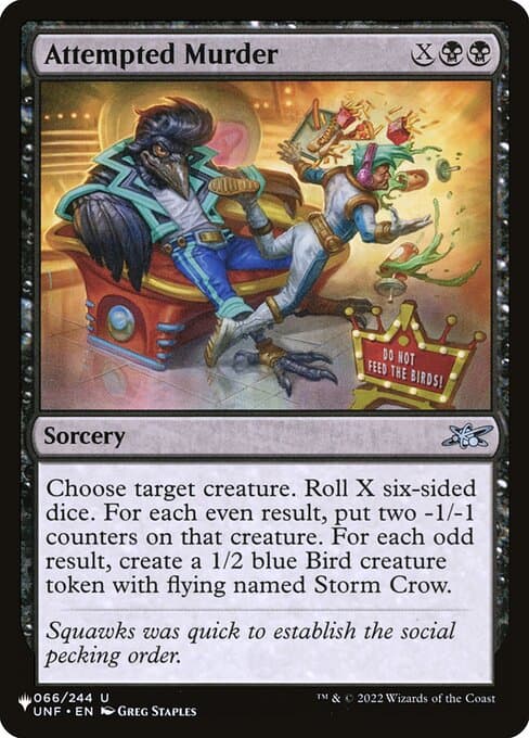 Attempted Murder from The List (Uncommon)