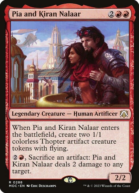 Pia and Kiran Nalaar from March of the Machine Commander (Rare)