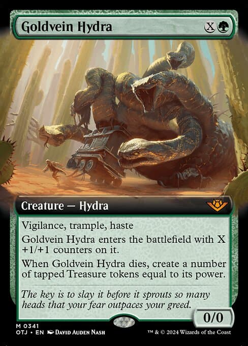 Goldvein Hydra from Outlaws of Thunder Junction (Mythic)