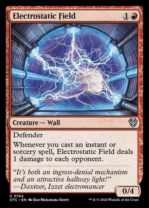 Electrostatic Field from Outlaws of Thunder Junction Commander (Uncommon)