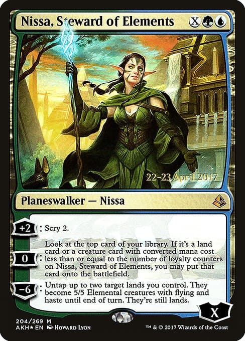 Nissa, Steward of Elements (Mythic)