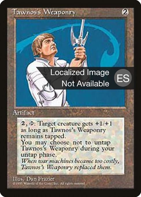 Tawnos's Weaponry from Fourth Edition Foreign Black Border (Uncommon)