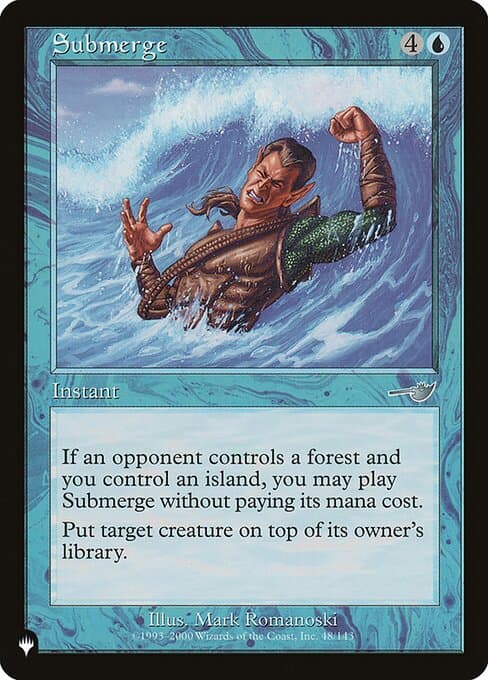 Submerge from The List (Uncommon)