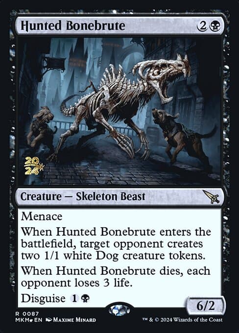 Hunted Bonebrute from Murders at Karlov Manor Promos (Rare)