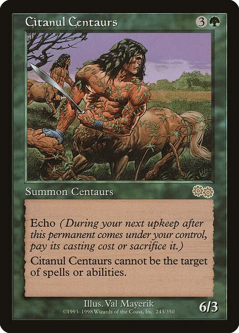 Citanul Centaurs from Urza's Saga (Rare)