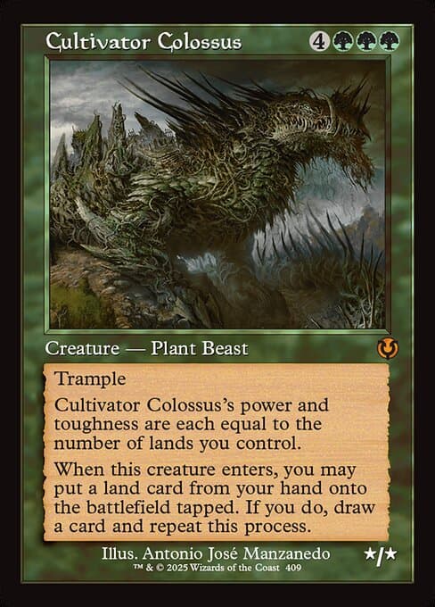 Cultivator Colossus from Innistrad Remastered (Mythic)
