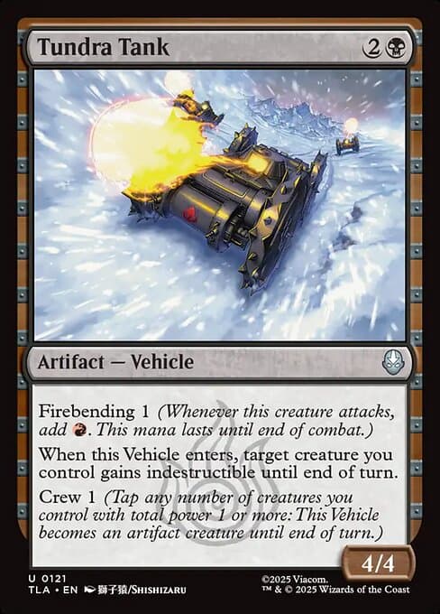 Tundra Tank from Avatar: The Last Airbender (Uncommon)