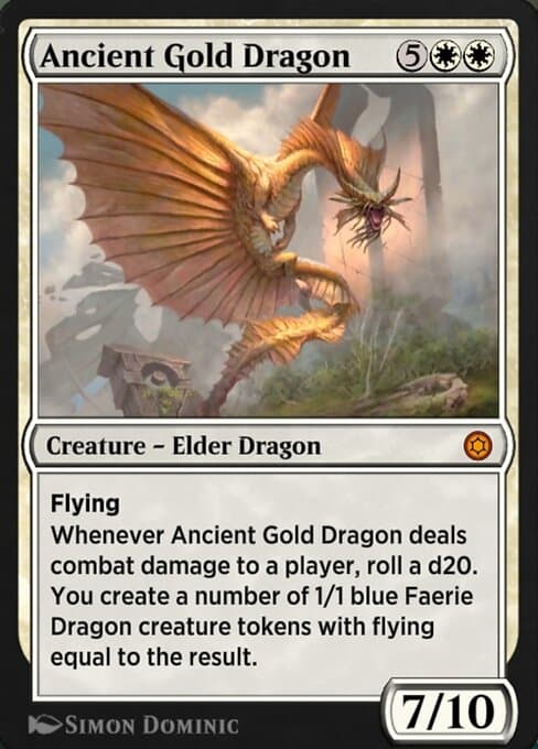 Ancient Gold Dragon from Alchemy Horizons: Baldur's Gate (Mythic)
