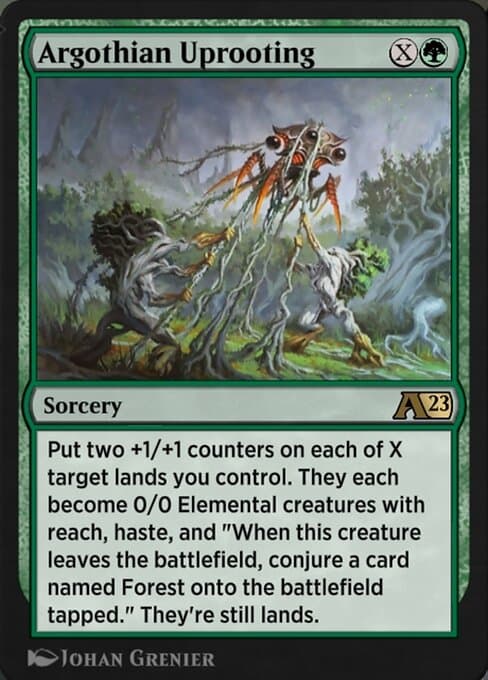 Argothian Uprooting (Rare)
