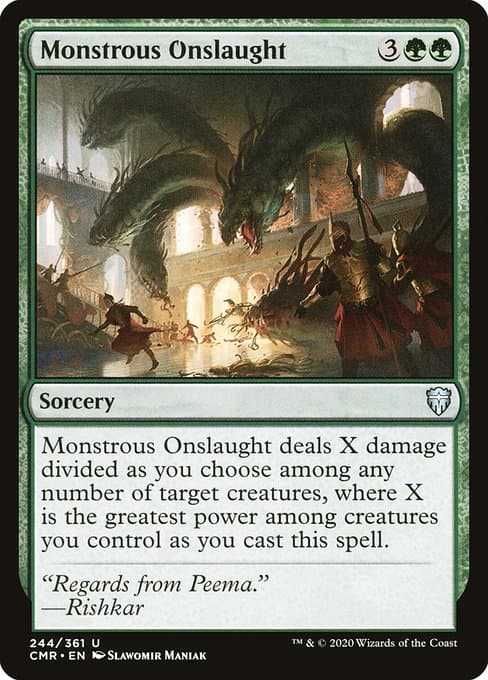 Monstrous Onslaught (Uncommon)