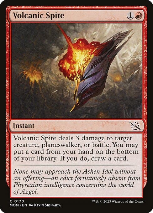 Volcanic Spite (Common)