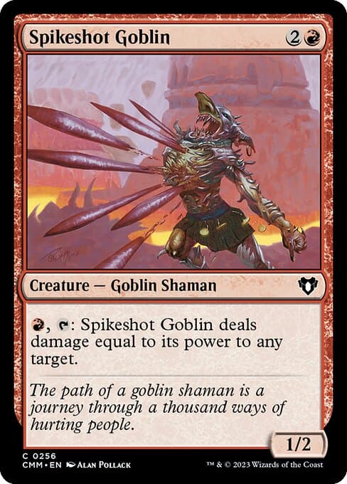 Spikeshot Goblin from Commander Masters (Common)