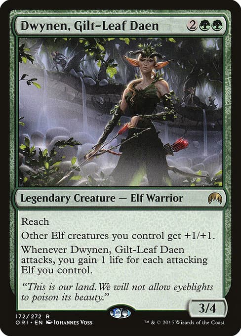 Dwynen, Gilt-Leaf Daen from Magic Origins (Rare)