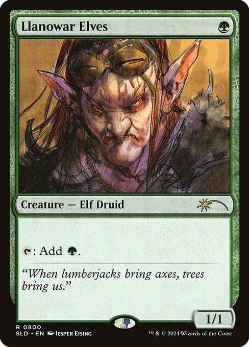 Llanowar Elves from Secret Lair Drop (Rare)