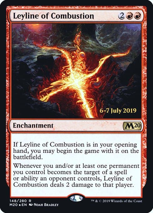 Leyline of Combustion from Core Set 2020 Promos (Rare)