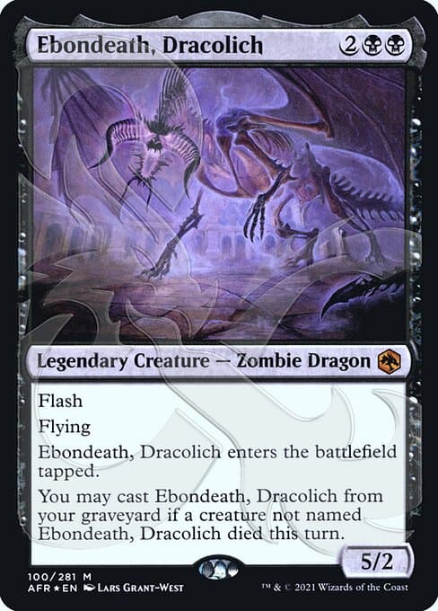 Ebondeath, Dracolich from Adventures in the Forgotten Realms Promos (Mythic)
