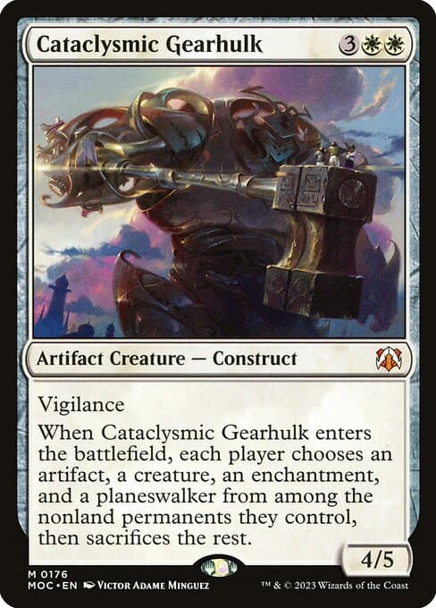 Cataclysmic Gearhulk from March of the Machine Commander (Mythic)