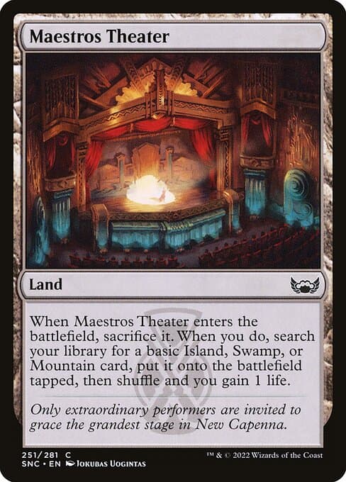 Maestros Theater from Streets of New Capenna (Common)