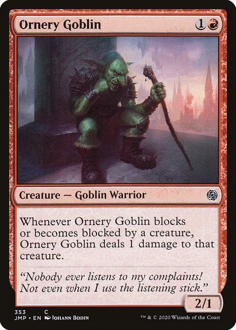 Ornery Goblin from Jumpstart (Common)