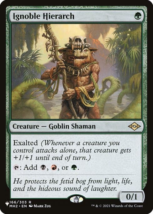 Ignoble Hierarch from The List (Rare)