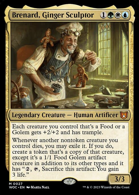 Brenard, Ginger Sculptor (Mythic)