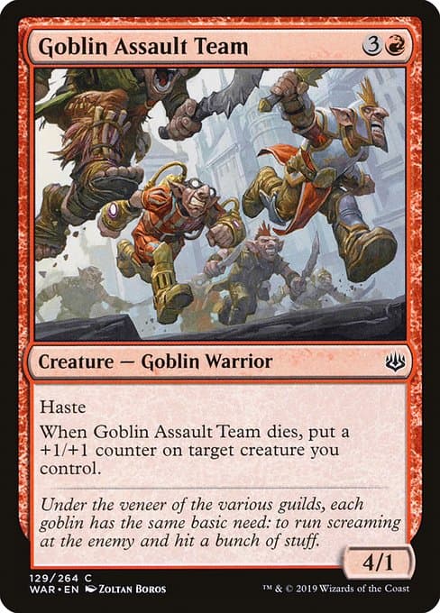 Goblin Assault Team from War of the Spark (Common)