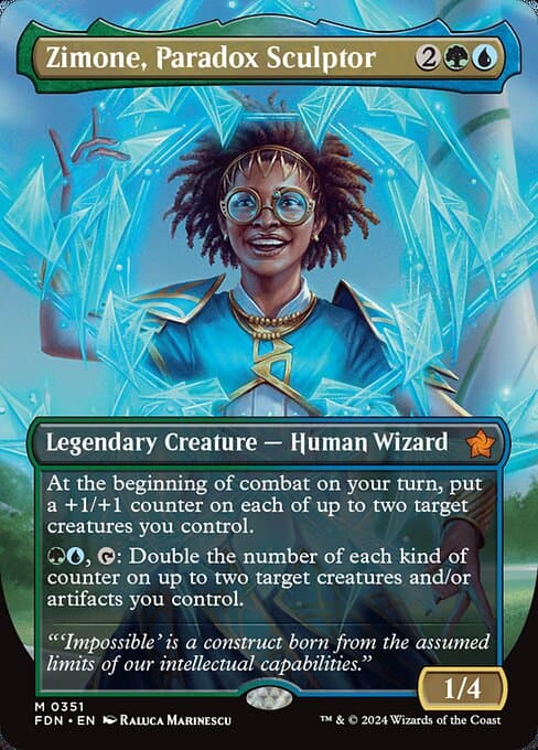 Zimone, Paradox Sculptor from Foundations (Mythic)
