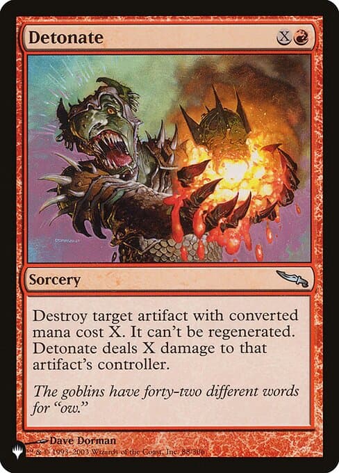 Detonate from The List (Uncommon)