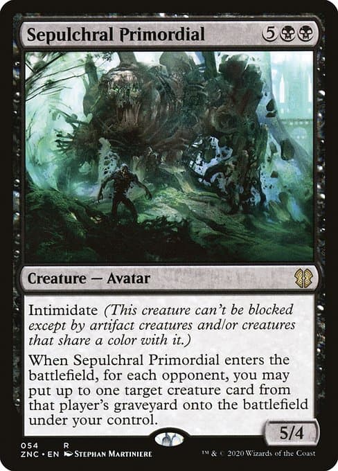 Sepulchral Primordial from Zendikar Rising Commander (Rare)