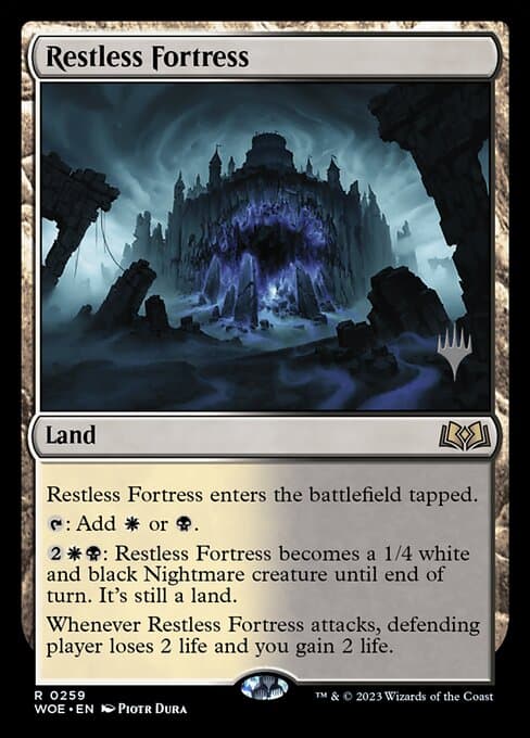 Restless Fortress from Wilds of Eldraine Promos (Rare)