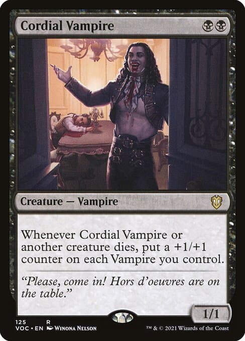 Cordial Vampire from Crimson Vow Commander (Rare)