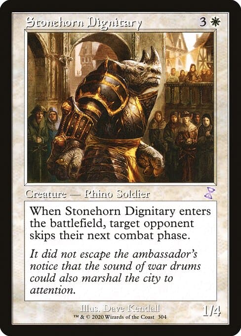 Stonehorn Dignitary from Time Spiral Remastered (Special)