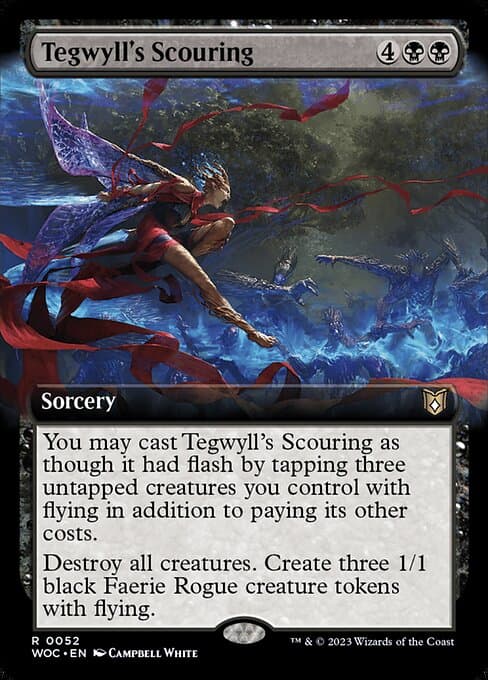 Tegwyll's Scouring from Wilds of Eldraine Commander (Rare)