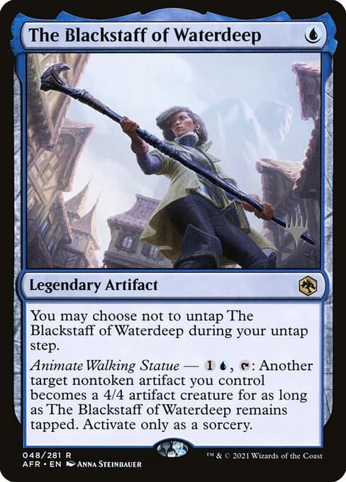 The Blackstaff of Waterdeep from Adventures in the Forgotten Realms Promos (Rare)