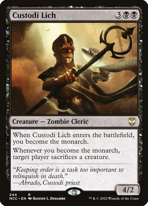 Custodi Lich from New Capenna Commander (Rare)