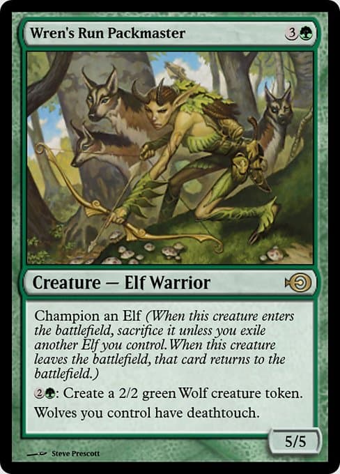 Wren's Run Packmaster from Magic Online Promos (Rare)