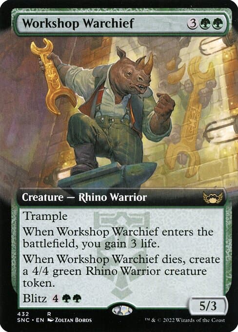 Workshop Warchief from Streets of New Capenna (Rare)