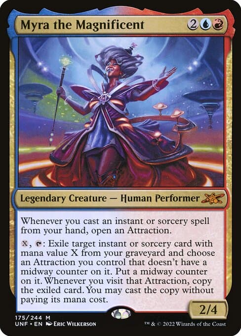 Myra the Magnificent from Unfinity (Mythic)