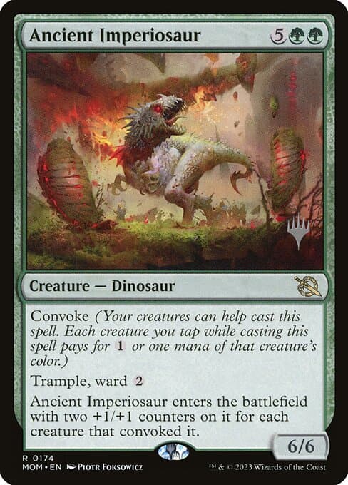 Ancient Imperiosaur from March of the Machine Promos (Rare)