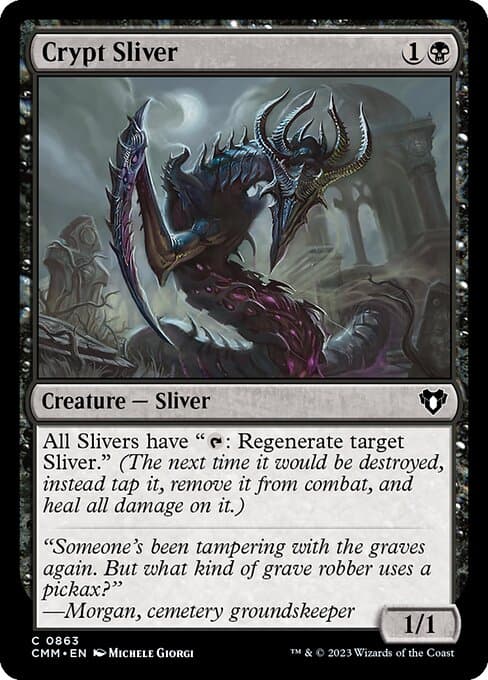 Crypt Sliver from Commander Masters (Common)