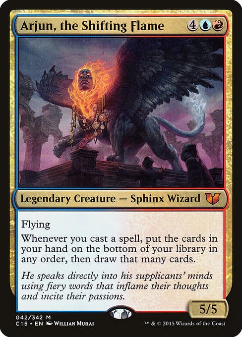 Arjun, the Shifting Flame from Commander 2015 (Mythic)