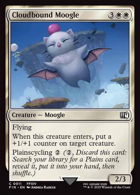Cloudbound Moogle from Final Fantasy (Common)