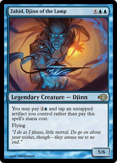 Zahid, Djinn of the Lamp from Magic Online Promos (Rare)