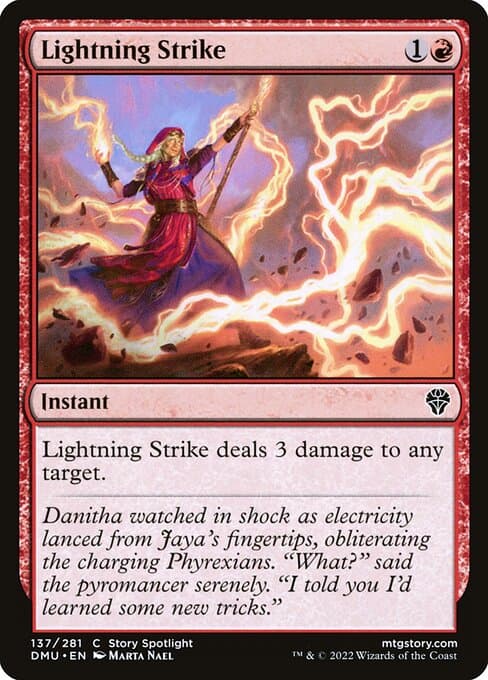 Lightning Strike from Dominaria United (Common)
