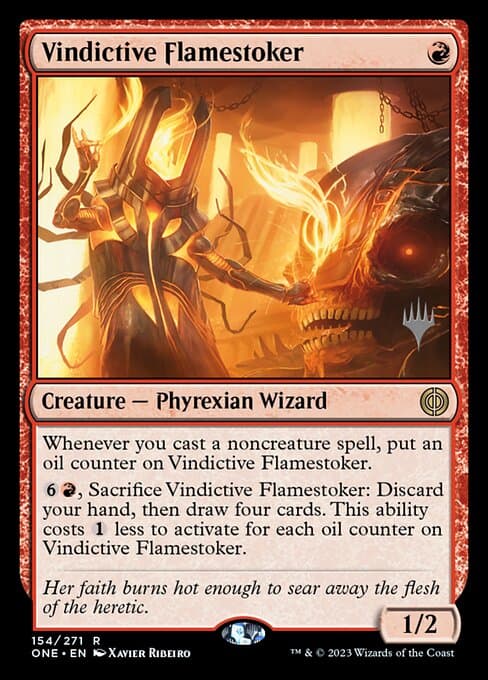 Vindictive Flamestoker from Phyrexia: All Will Be One Promos (Rare)