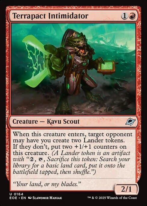 Terrapact Intimidator from Edge of Eternities (Uncommon)