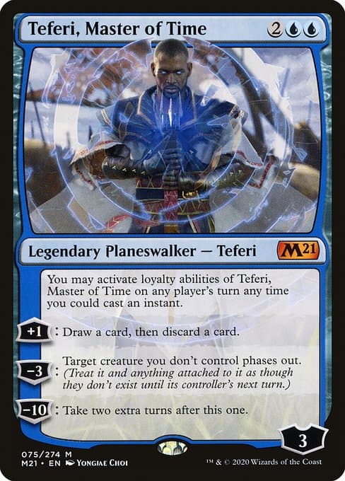 Teferi, Master of Time from Core Set 2021 (Mythic)