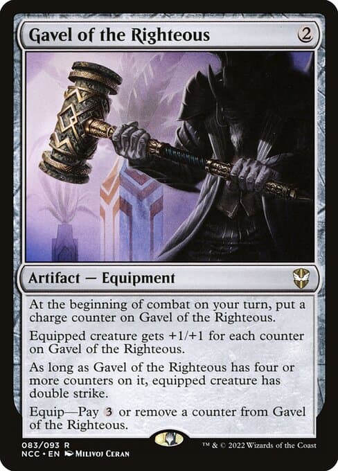Gavel of the Righteous from New Capenna Commander (Rare)